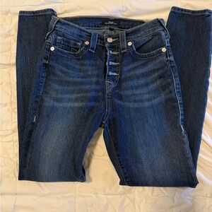 True Religion Halle High-Rise Super Skinny Jeans - Size 28